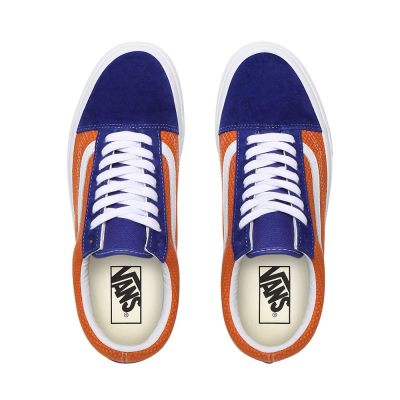 Vans P&C Old Skool - Kadın Spor Ayakkabı (Kraliyet Mavisi Kayısı Rengi)